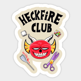 The Heckfire Club! Sticker